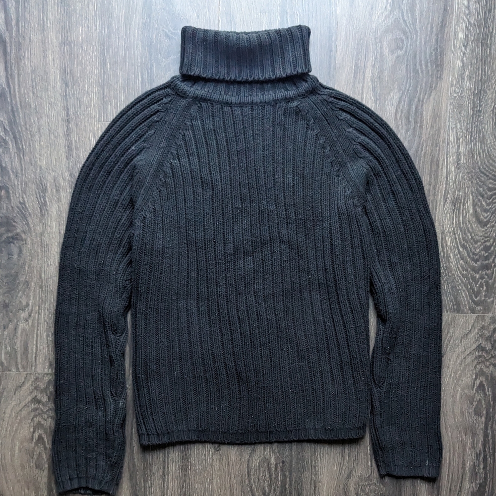 Black Turtleneck Sweater
